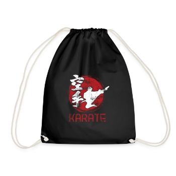 Karaté - Sac de sport léger - noir - Devant