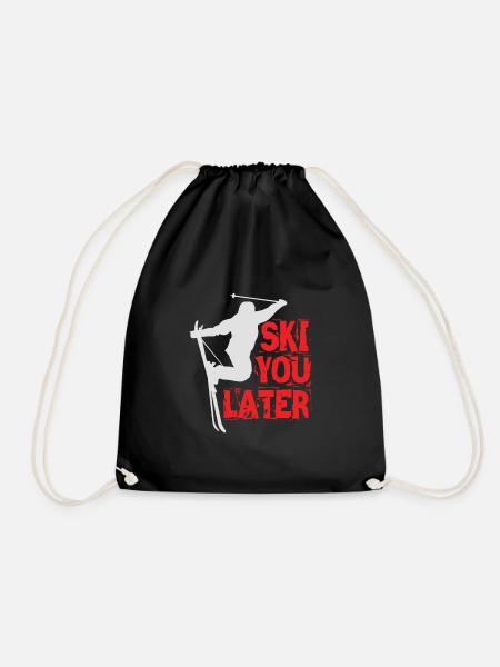 Ski You Later - Turnbeutel - Schwarz