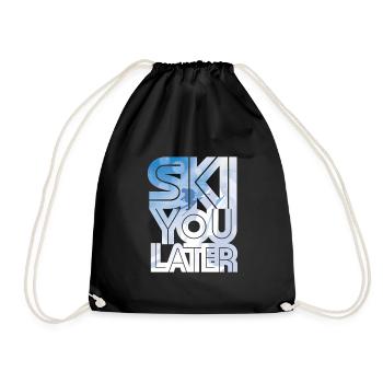 Ski You Later - Turnbeutel - Schwarz - Vorne