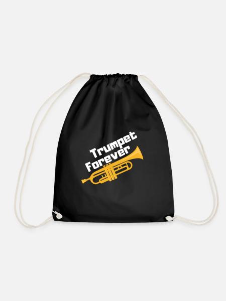 Trumpet Forever Trompete für Immer - Turnbeutel - Schwarz