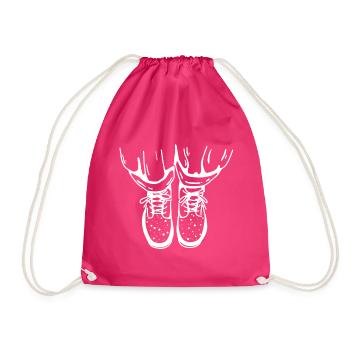 Cool shoes - Drawstring Bag - fuchsia - Front