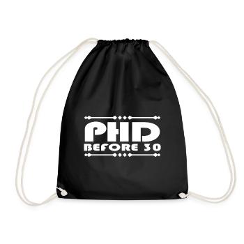 Doctorat 30 ans disant cadeau étudiant - Sac de sport léger - noir - Devant