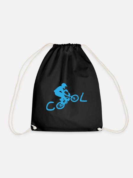 Cool geschenk fahrrad radfahrer sport - Turnbeutel - Schwarz