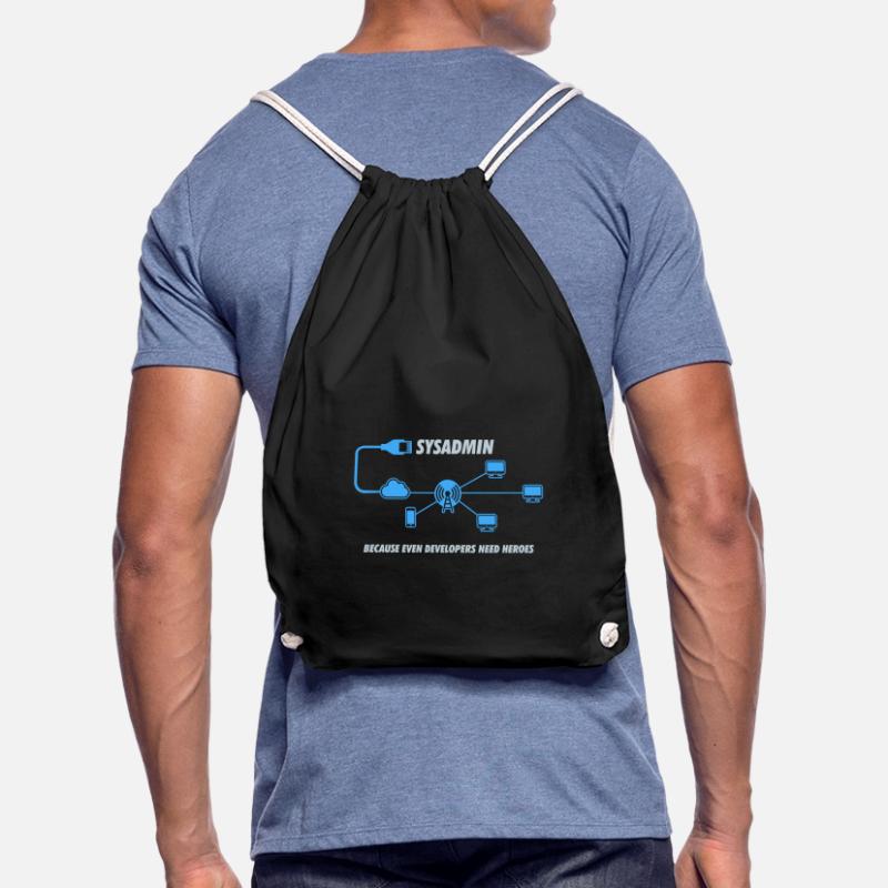 Sysadmin Programming Computer Science Gift Drawstring Bag