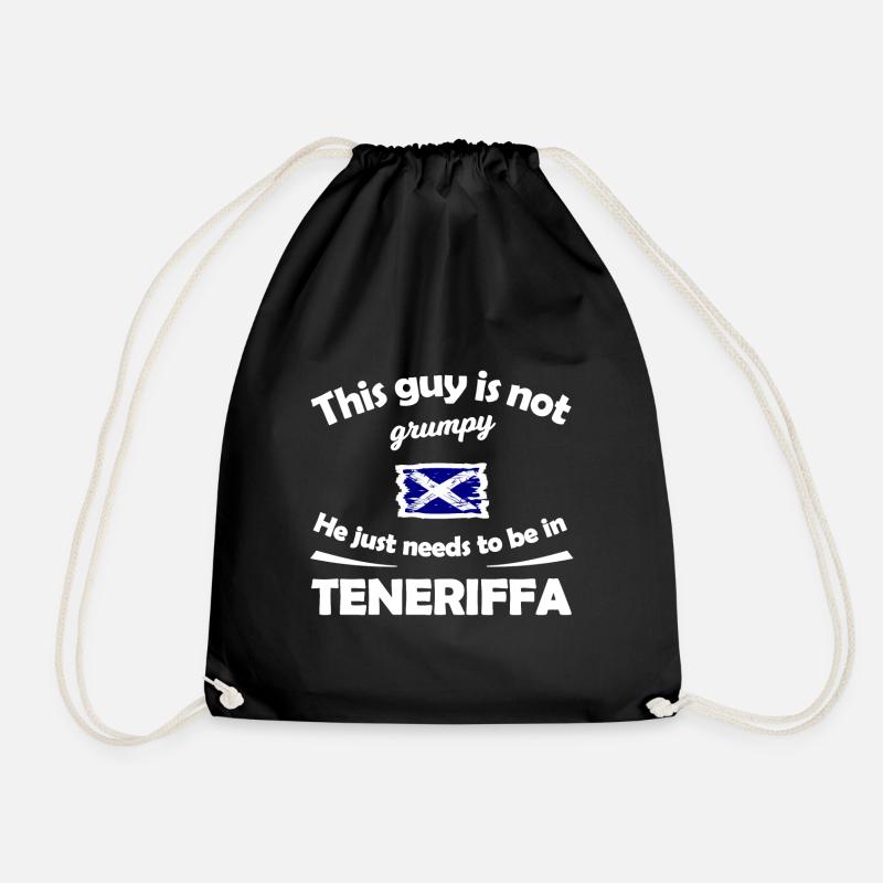 Teneriffa holidays - Turnbeutel - Schwarz