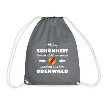 Odenwälder Schönheit - Turnbeutel - Grau - Vorne