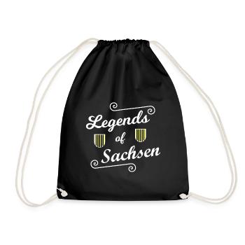 The Saxon Legends - Drawstring Bag - black - Front