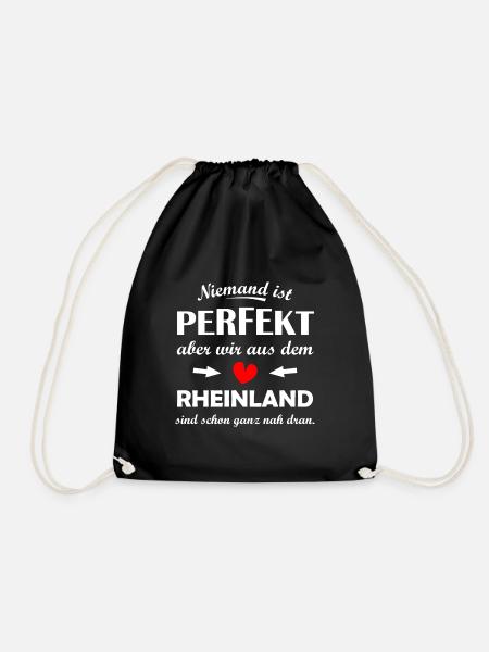 Die Rheinländer - Turnbeutel - Schwarz