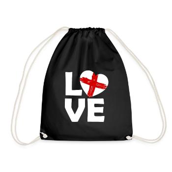 Amour anglais - Sac de sport léger - noir - Devant