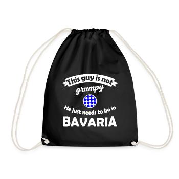 Patrie bavaroise - Sac de sport léger - noir - Devant
