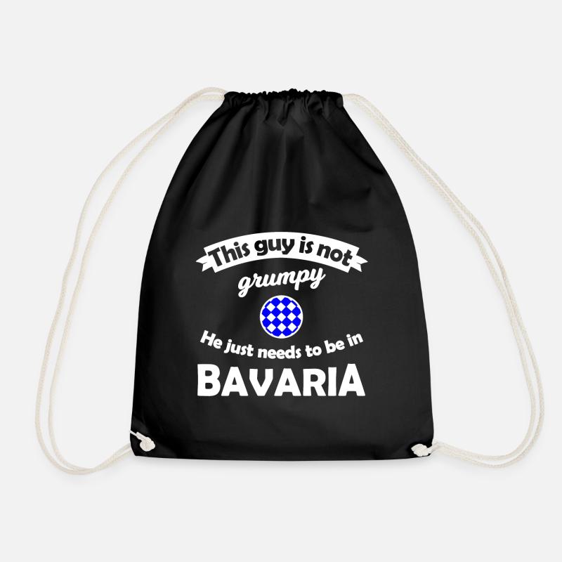 Bayrische Heimat - Turnbeutel - Schwarz