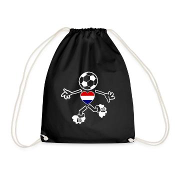 The Dutch fans - Drawstring Bag - black - Front