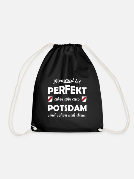 Die Potsdamer - Turnbeutel - Schwarz