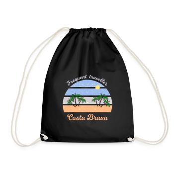 Vacances sur la Costa Brava - Sac de sport léger - noir - Devant