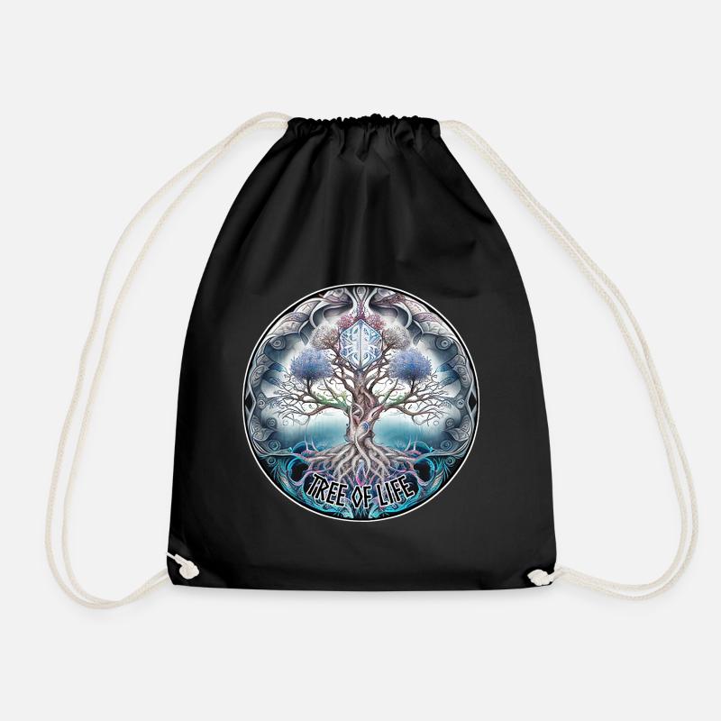 Tree Of Life - Der Baum des Lebens - Drawstring Bag - black