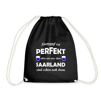 Saarländer - Turnbeutel - Schwarz - Vorne