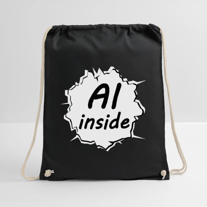 Computer Intelligence Drawstring Bag