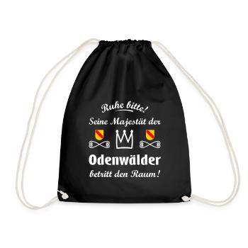 Majestät Odenwälder - Turnbeutel - Schwarz - Vorne