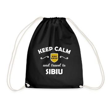 Ferien in Sibiu - Turnbeutel - Schwarz - Vorne