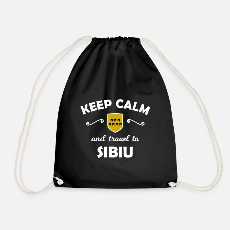 Ferien in Sibiu - Turnbeutel - Schwarz