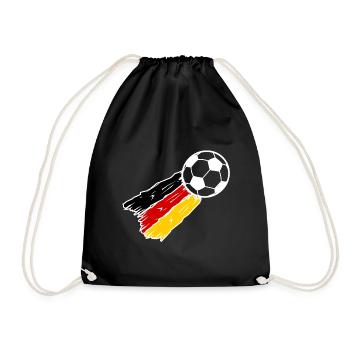 La fusée du football allemand - Sac de sport léger - noir - Devant