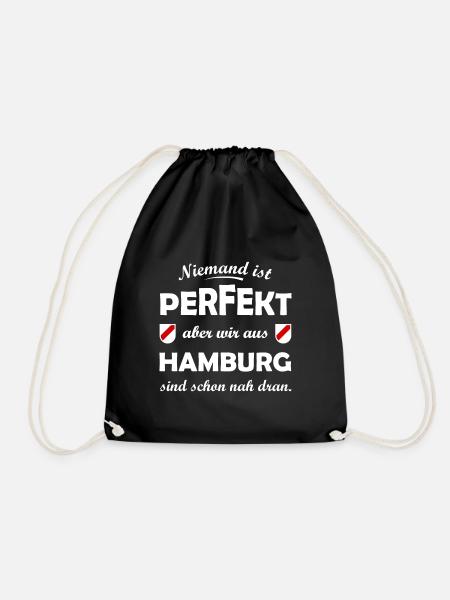 Die Hamburger - Turnbeutel - Schwarz