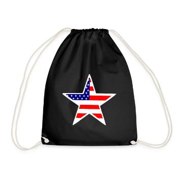 Le rêve américain - Sac de sport léger - noir - Devant