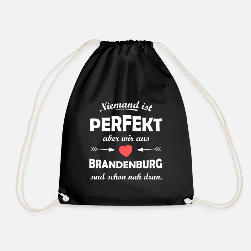 Die Heimat in Brandenburg - Turnbeutel - Schwarz