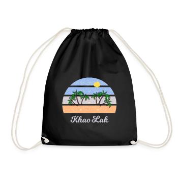 Le voyage à Khao Lak - Sac de sport léger - noir - Devant