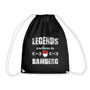 Die Legenden aus Bamberg - Turnbeutel - Schwarz - Vorne