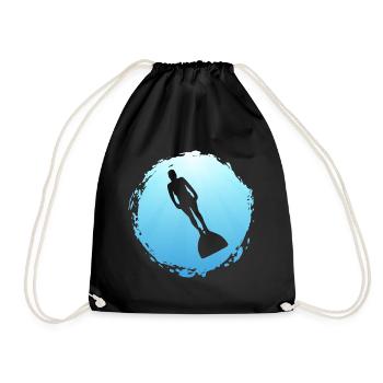Plongée sous-marine Sports aquatiques Apnée Plongeur - Sac de sport léger - noir - Devant