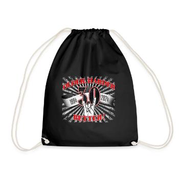30th birthday of a metal fan - Drawstring Bag - black - Front