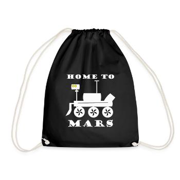 The Journey to All - Drawstring Bag - black - Front