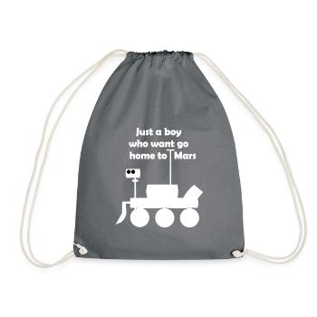 Excursion into space - Drawstring Bag - grey - Front