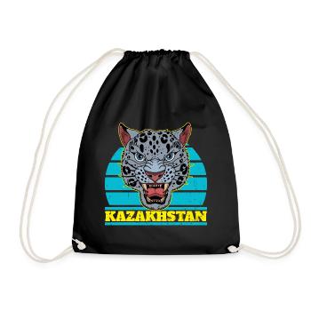 Kasachstan Astana National Tier Herkunft UdSSR - Turnbeutel - Schwarz - Vorne