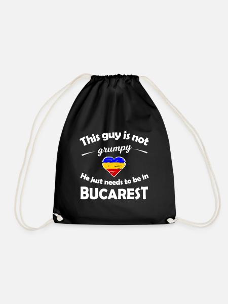 Die Heimat Bukarest - Turnbeutel - Schwarz