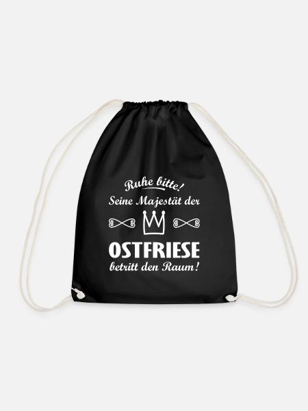 Die Ostfriesen im Norden - Turnbeutel - Schwarz