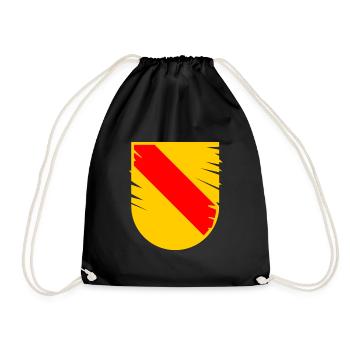 Im schönen Badnerland - Turnbeutel - Schwarz - Vorne
