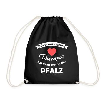 Therapy in the Palatinate - Drawstring Bag - black - Front
