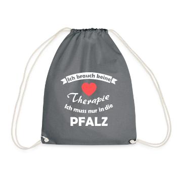 Therapy in the Palatinate - Drawstring Bag - grey - Front