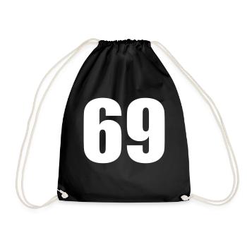 69 - Sac de sport léger - noir - Devant