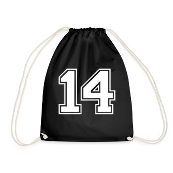 14 - Sac de sport léger - noir - Devant