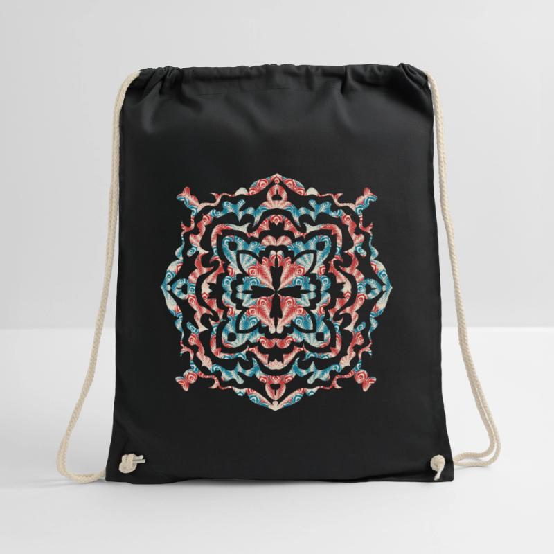 Pattern Drawstring Bag