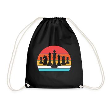 King chess - Drawstring Bag - black - Front