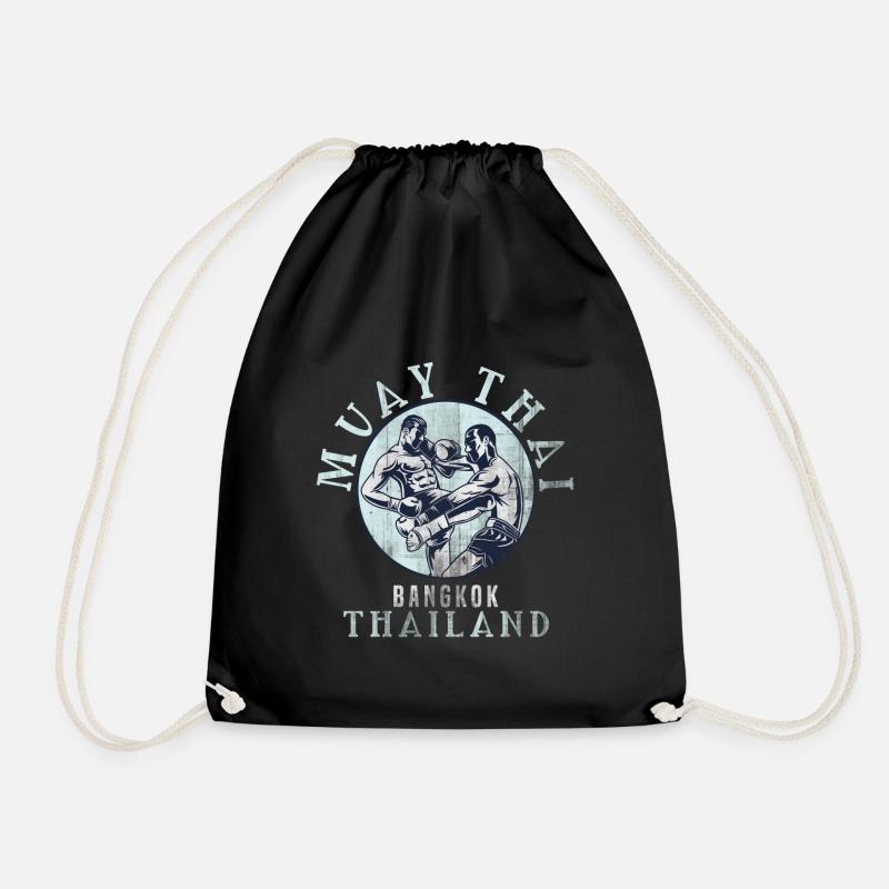 Muay Thai - Turnbeutel - Schwarz