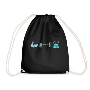 Gym - Drawstring Bag - black - Front