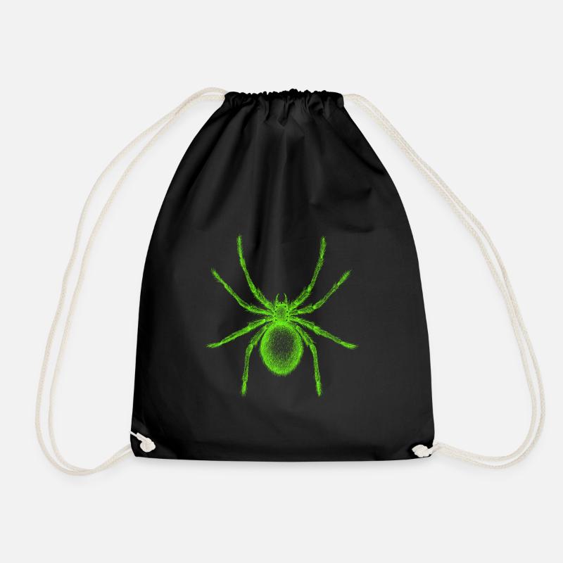 Spinne - Turnbeutel - Schwarz