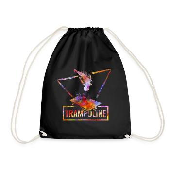 trampoline - Sac de sport léger - noir - Devant