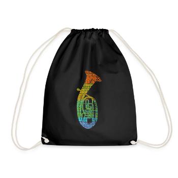 Tenorhorn - Turnbeutel - Schwarz - Vorne