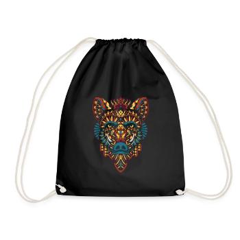 sanglier - Sac de sport léger - noir - Devant